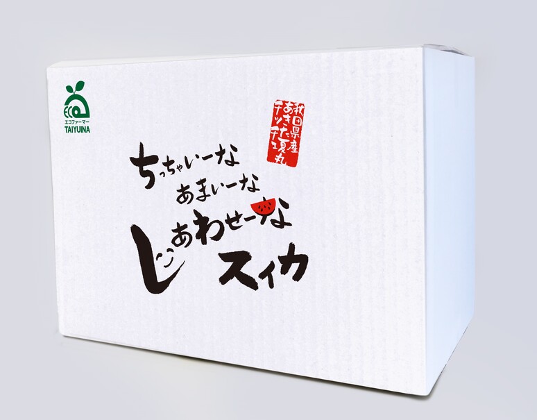 すいか 小玉すいか『あきた夏丸チッチェ』秋田県産 2〜3kg×1玉 ※冷蔵
